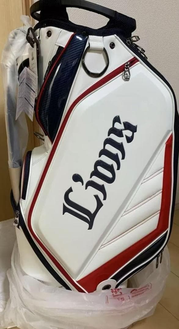 Lions GGC-S183L ゴルフバッグ ホワイト