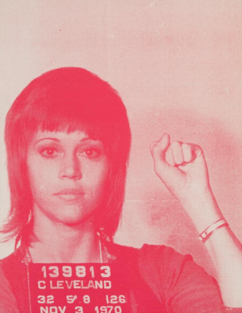 ラッセル ヤング「ジェーン フォンダ」キャンバス絵画（作家直筆サイン入り）