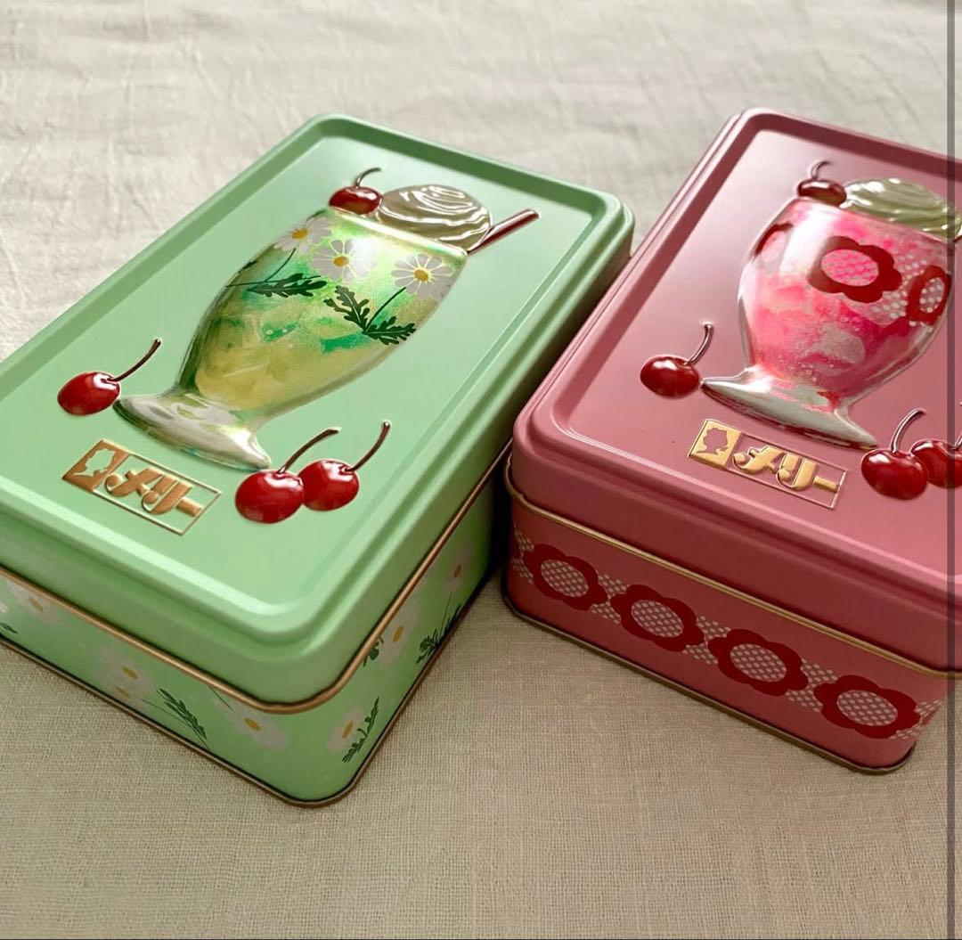メリーチョコレート×アデリアレトロコラボ限定缶