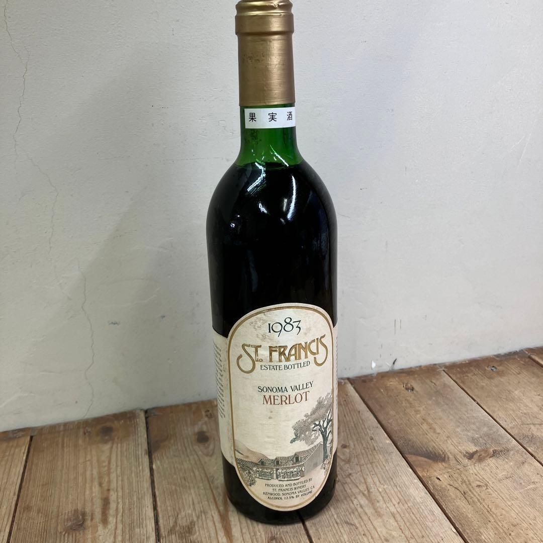 E-壁 ソノマヴァレー メルロー セントフランシス フルボトル 赤ワイン 古酒