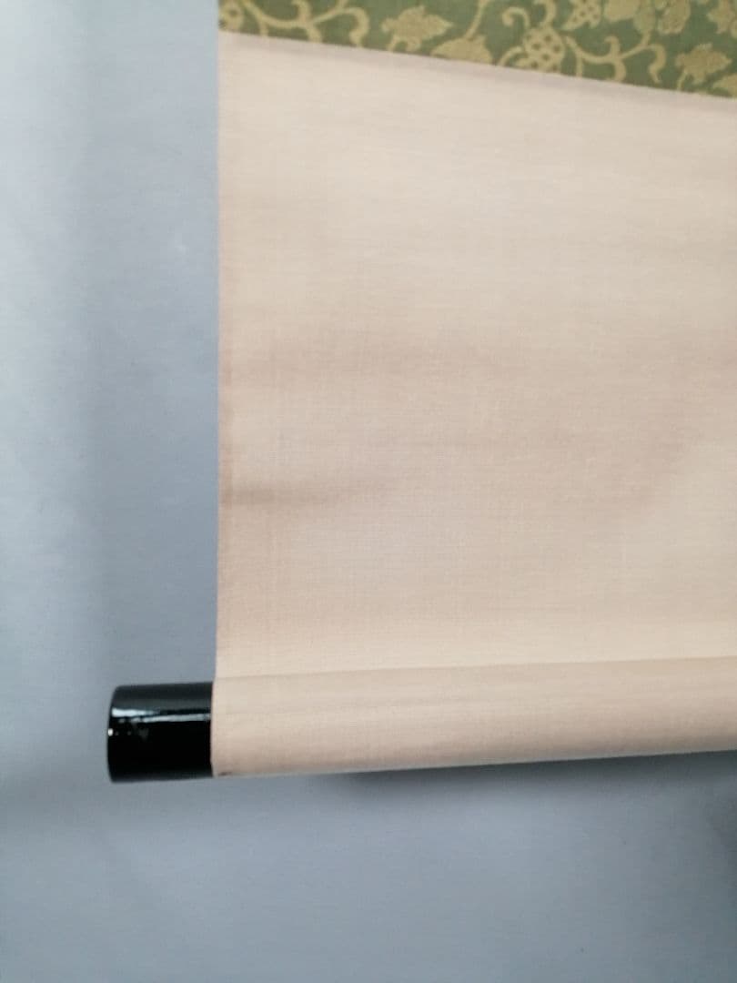 【茶道具】前大徳寺高桐院　紫野剛山和尚筆　 一行『一花五葉開』　掛軸　C15