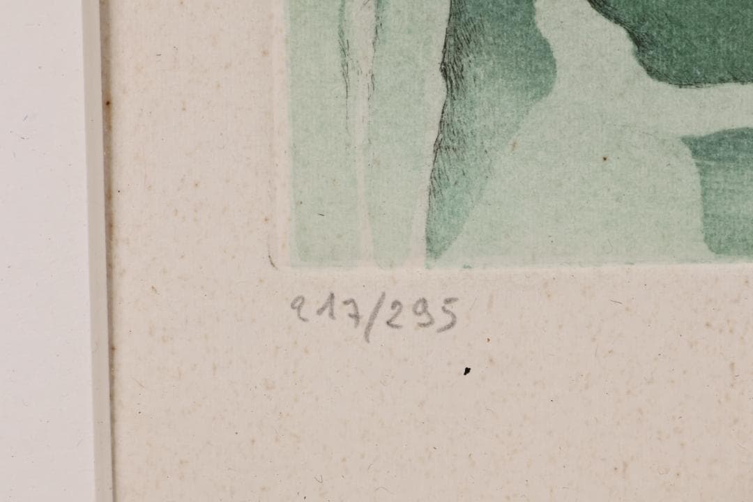 サルバドール・ダリ 「 私の裸の妻 」 リトグラフ　217/295　署名