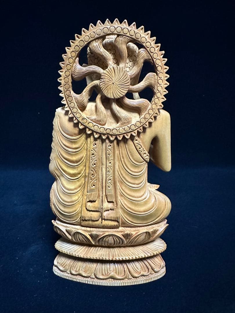 超美しい　インド　白檀　仏教美術　仏像 骨董 木像　木製　仏教　密教　置物