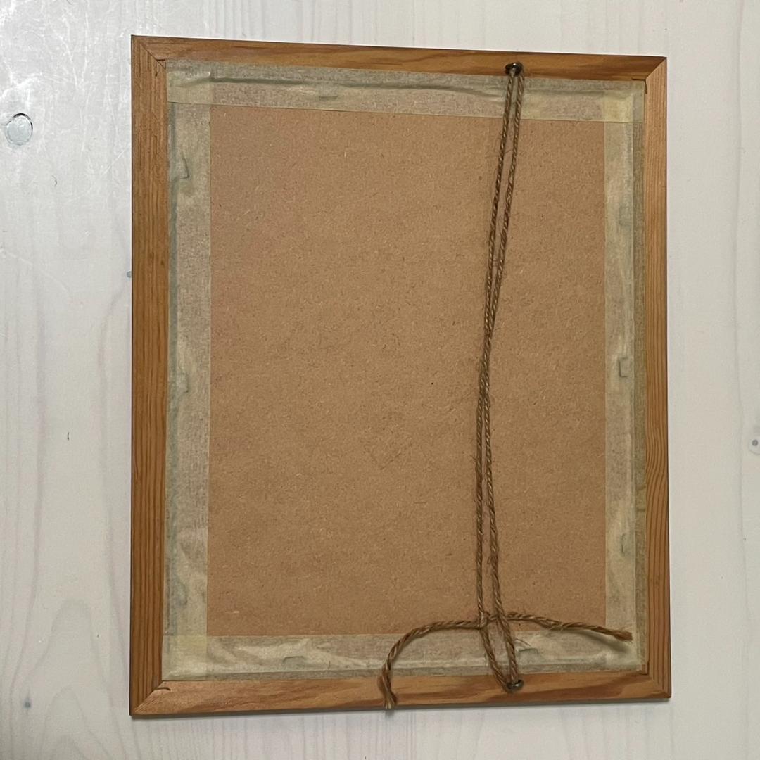 イギリス購入★木製額入り絵 PIG & SHEEP