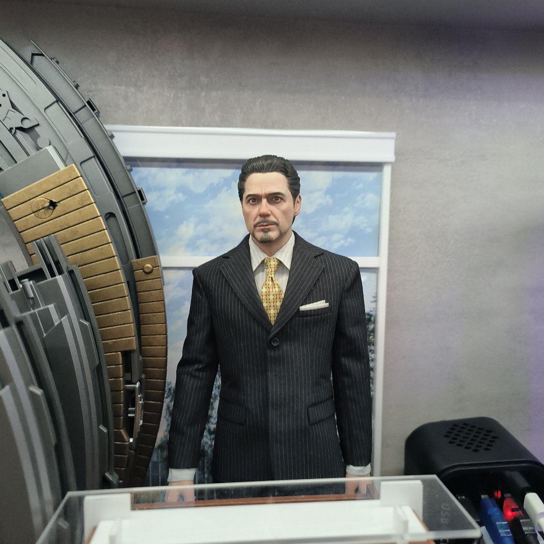 トニー・スターク フィギュア アイアムアイアンマン スーツセット スタンド付き