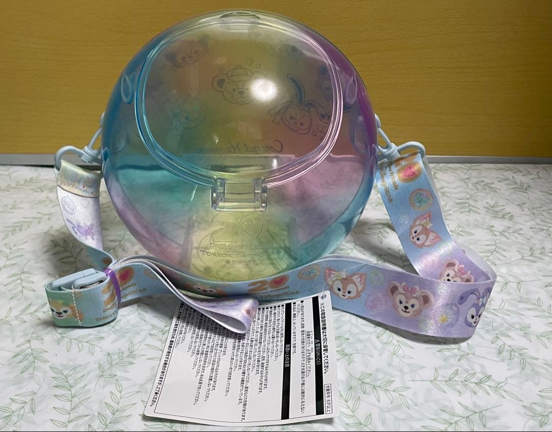 ディズニー　ダッフィー&フレンズ　カラフルハピネス　ポップコーンバケット　ケース