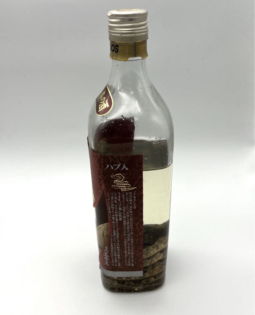 限定品 うるま ハブ酒 5年熟成 ハブ入り 保管品 ヘリオス酒造 沖縄ラム酒漬