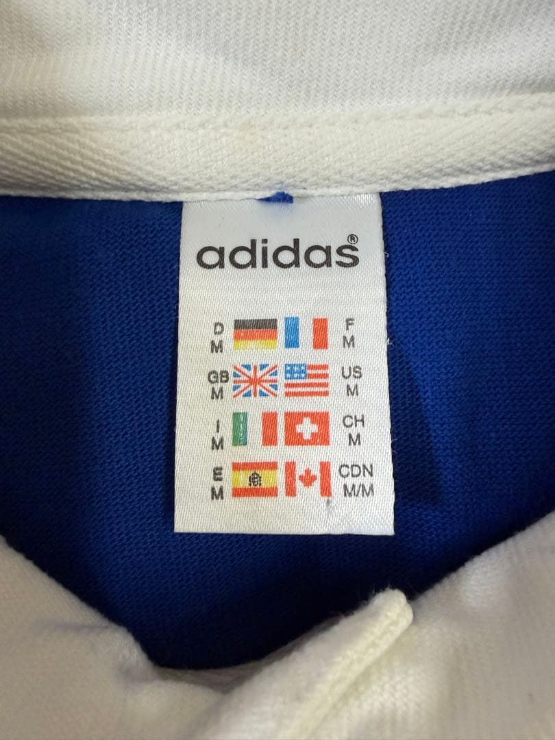 極美品 アディダス フランス代表 ラガーシャツ ヴィンテージ 90s FFR