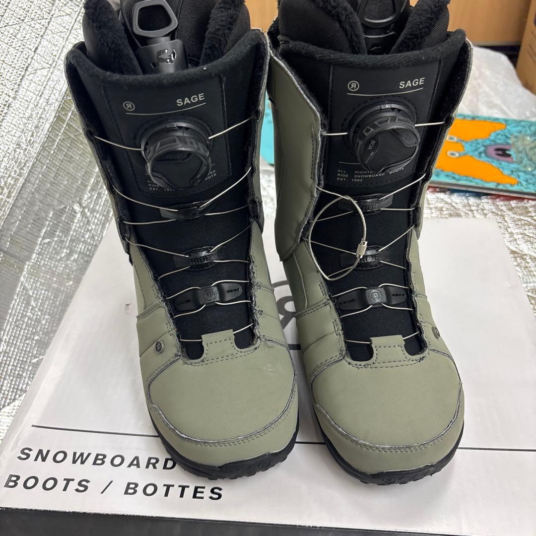 RIDE 23.5サイズ　スノーボード用ブーツ　SAGE