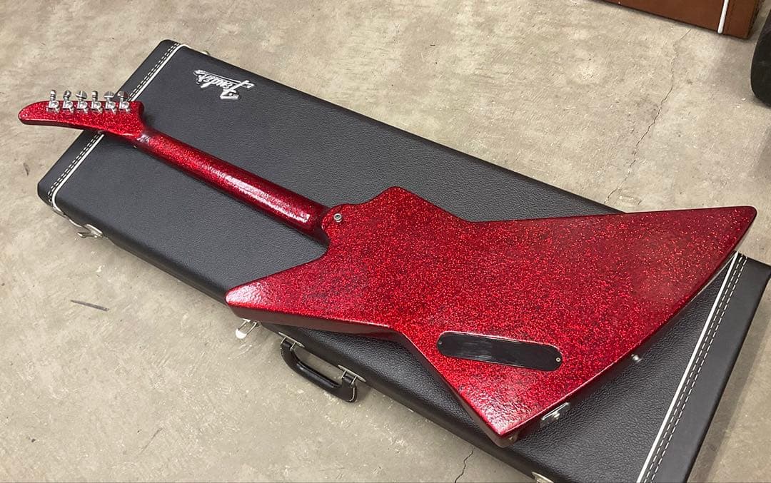 ギブソンUSA　エレキギター　レッドスパークル