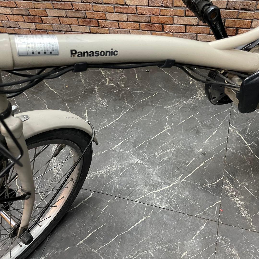 【92】電動自転車 Panasonic SugarDrop ベージュ 20インチ