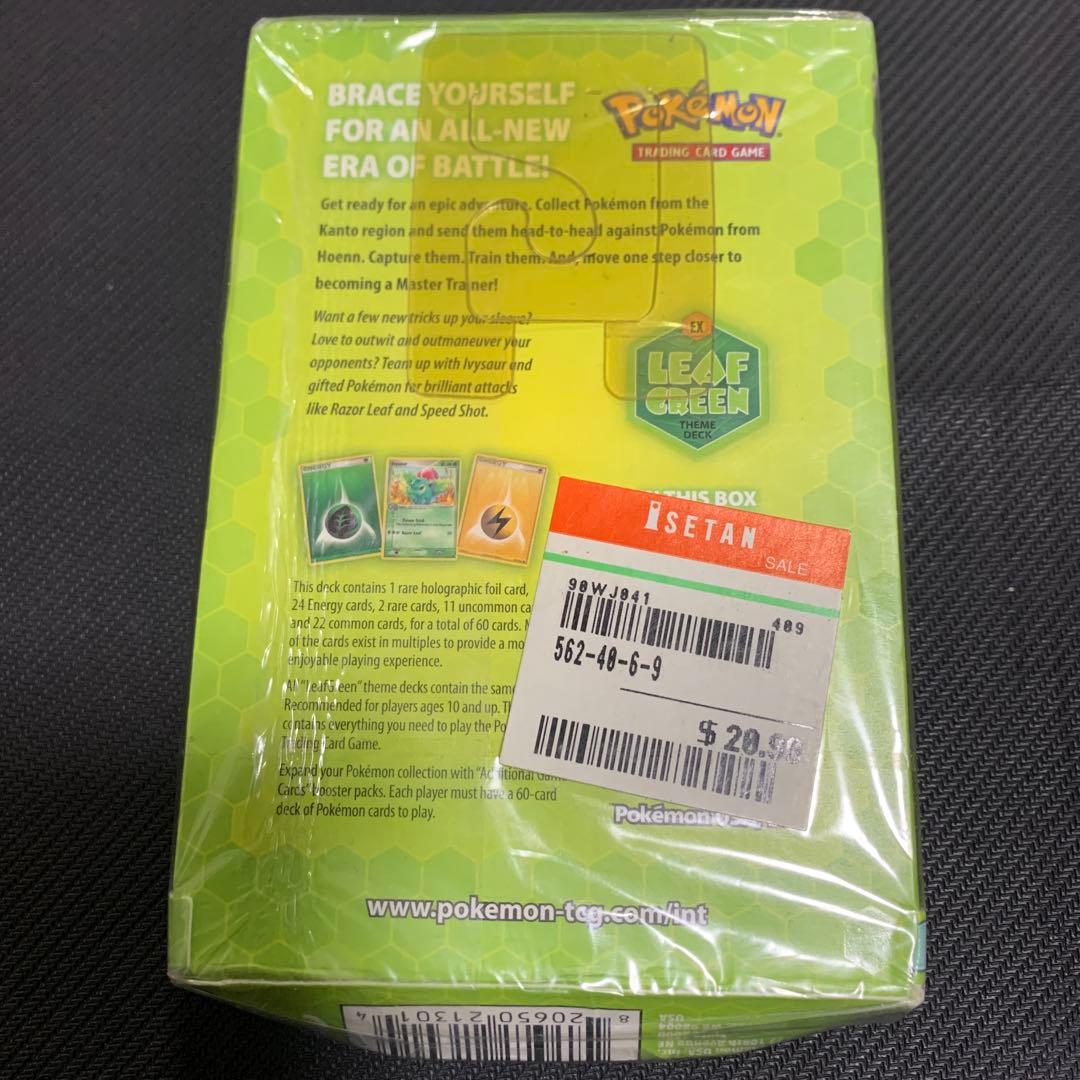 ポケモンカード　海外　EX リーフグリーン　デッキ　未開封　2004年発売
