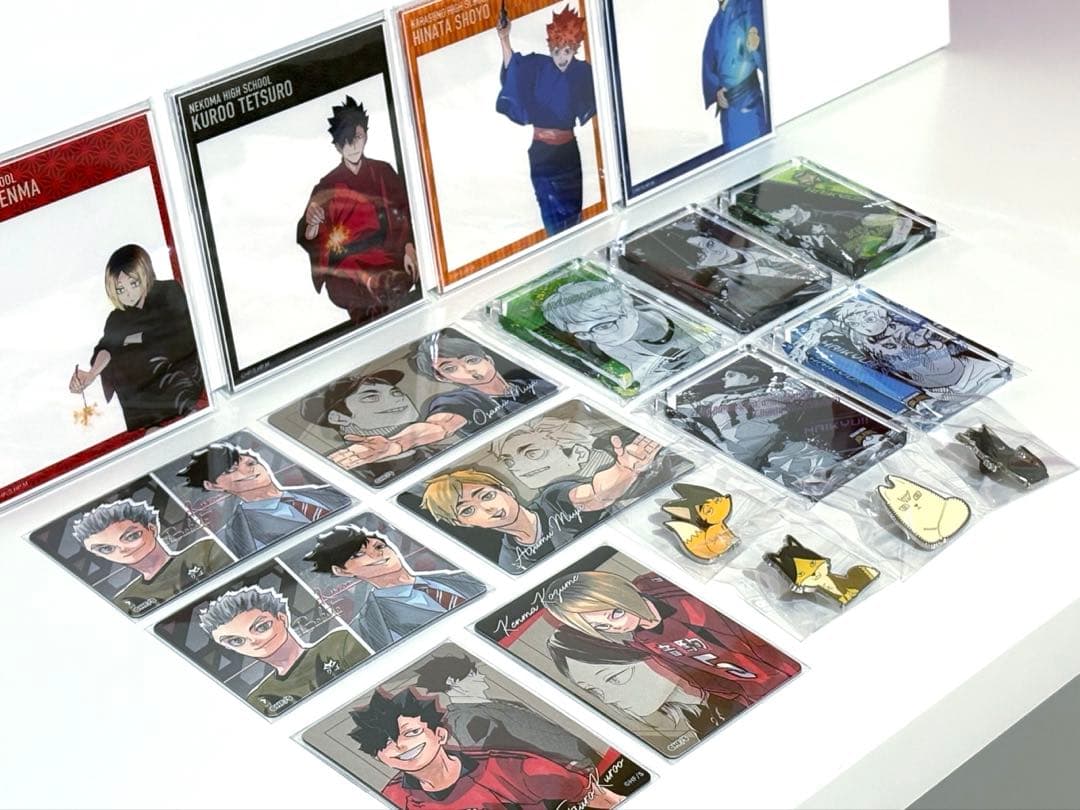 【ハイキュー!!】アクリルカード、マグネットステッカー、アクキー等19点セット