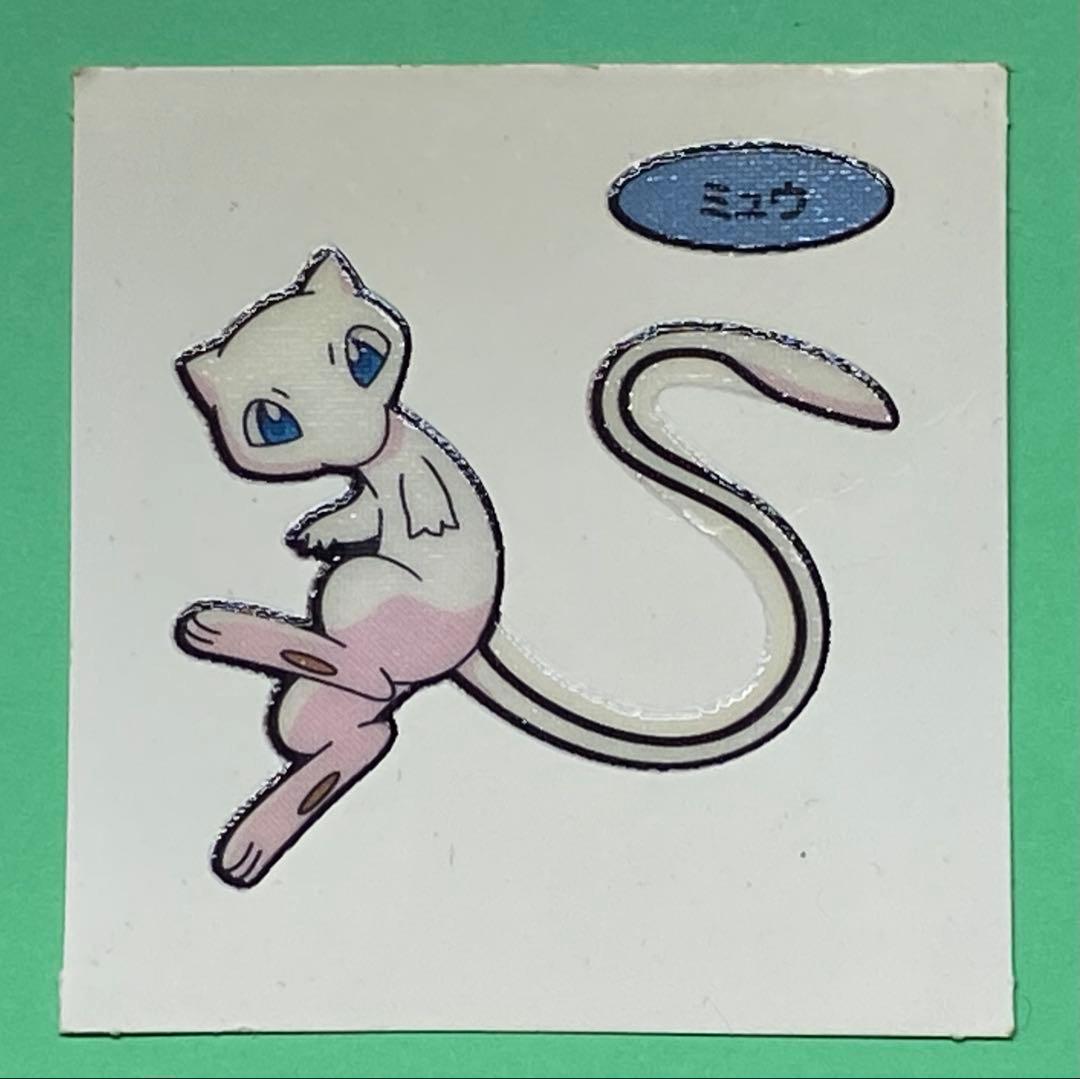 ポケモンパン　デコキャラシール ミュウ初期レア