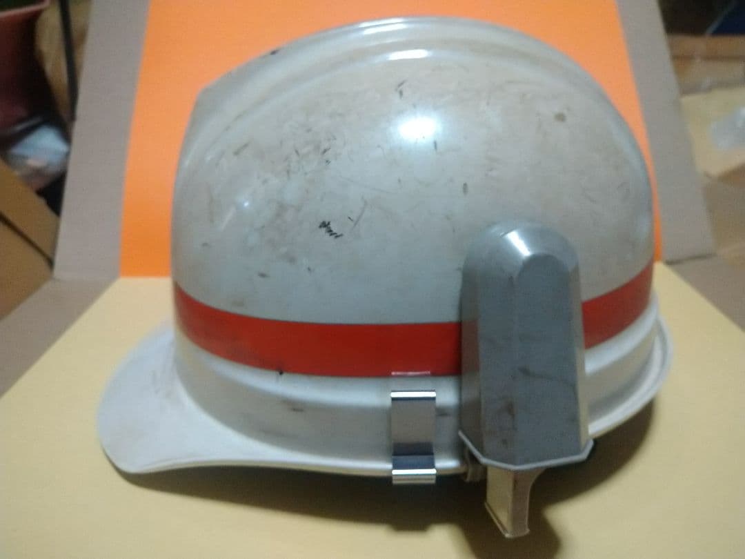 希少!!《JR貨物 ヘルメット》呼子(笛)付き ミドリ安全 白色 実使用品