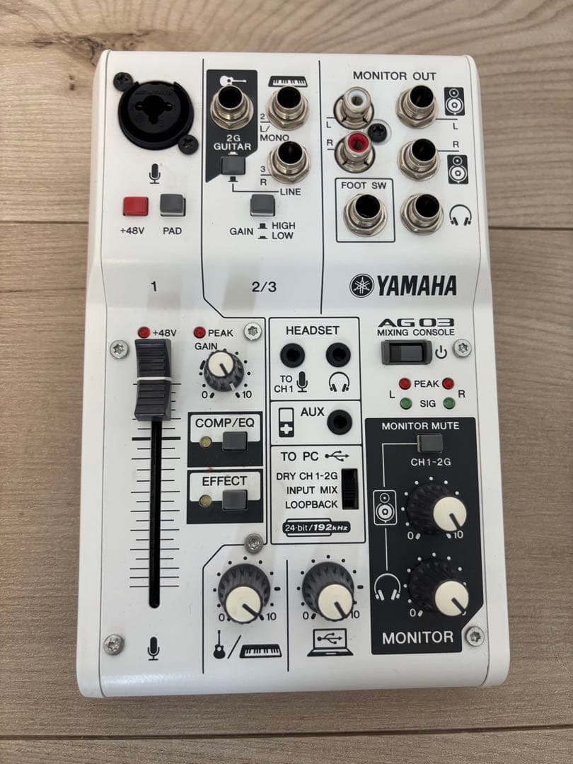 Yamaha AG03 USBオーディオインターフェイス
