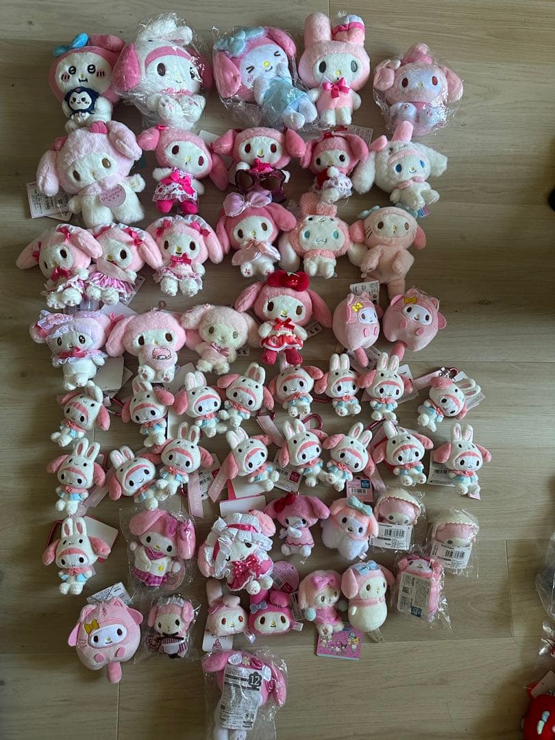 サンリオ　マイメロ　マイメロディ　ぬいぐるみ　マスコット