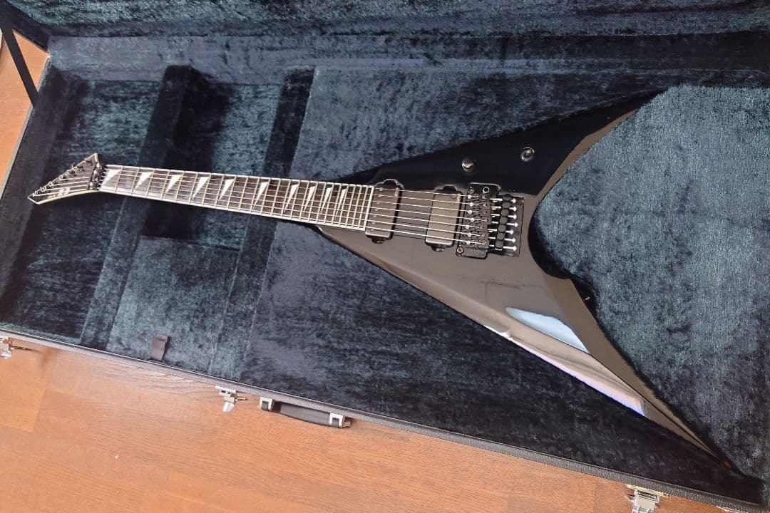 ESP EⅡ E-II ARROW 7 FLOYD ROSE ブラックJAPAN