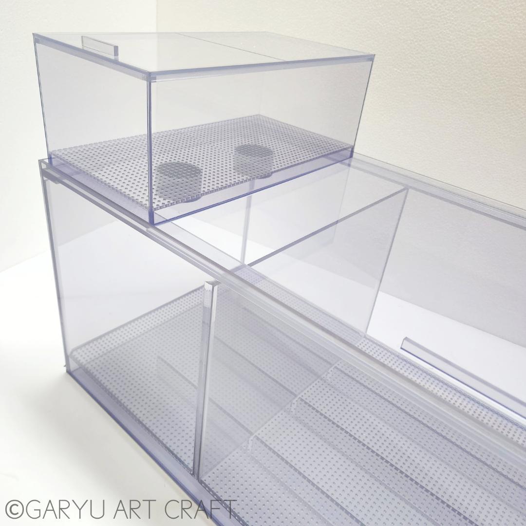 □大型3層式濾過槽□1500×400×400h□オーバーフロー水槽用□