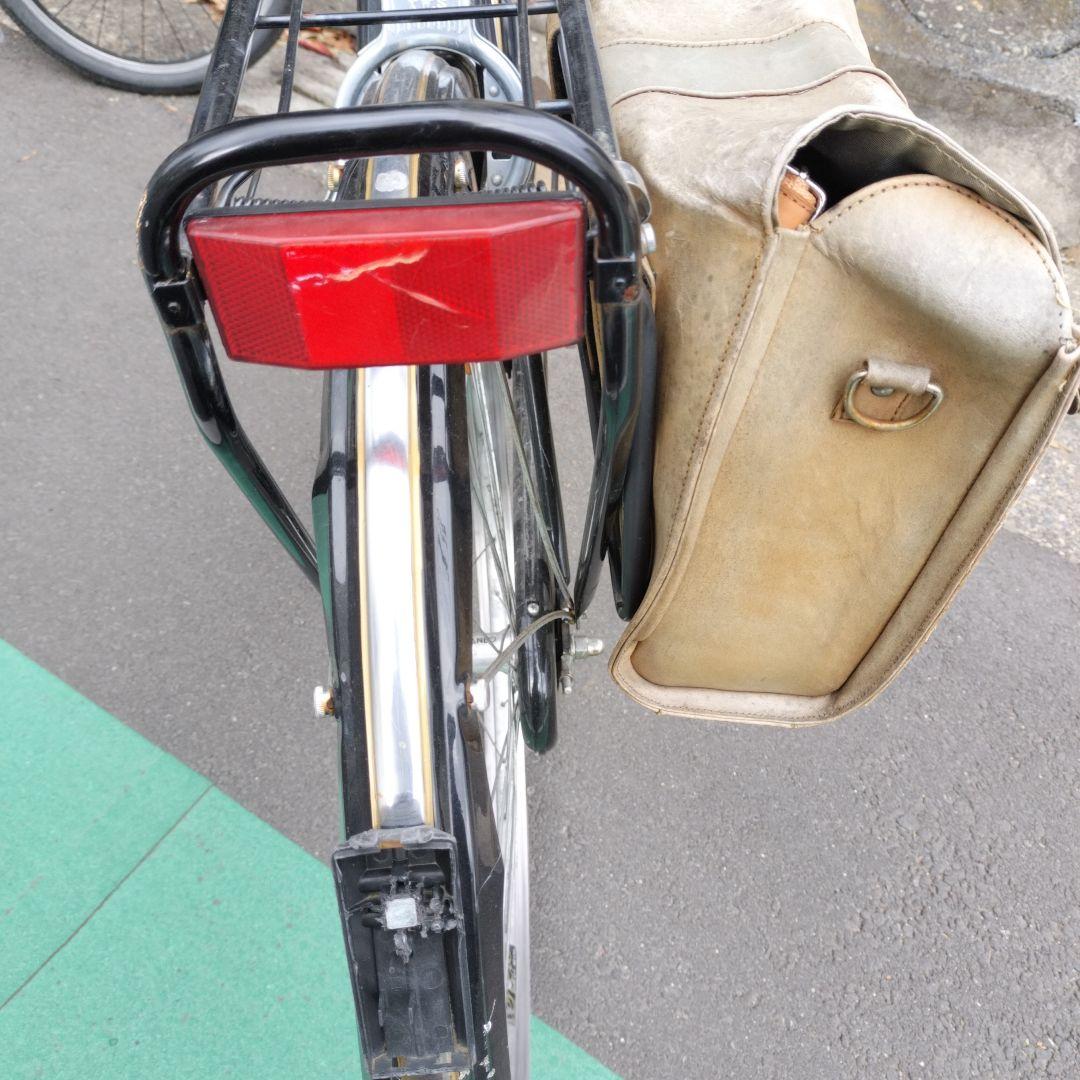 Atala 実用車　イタリア製　シティサイクル ブラック サドルバッグ付き