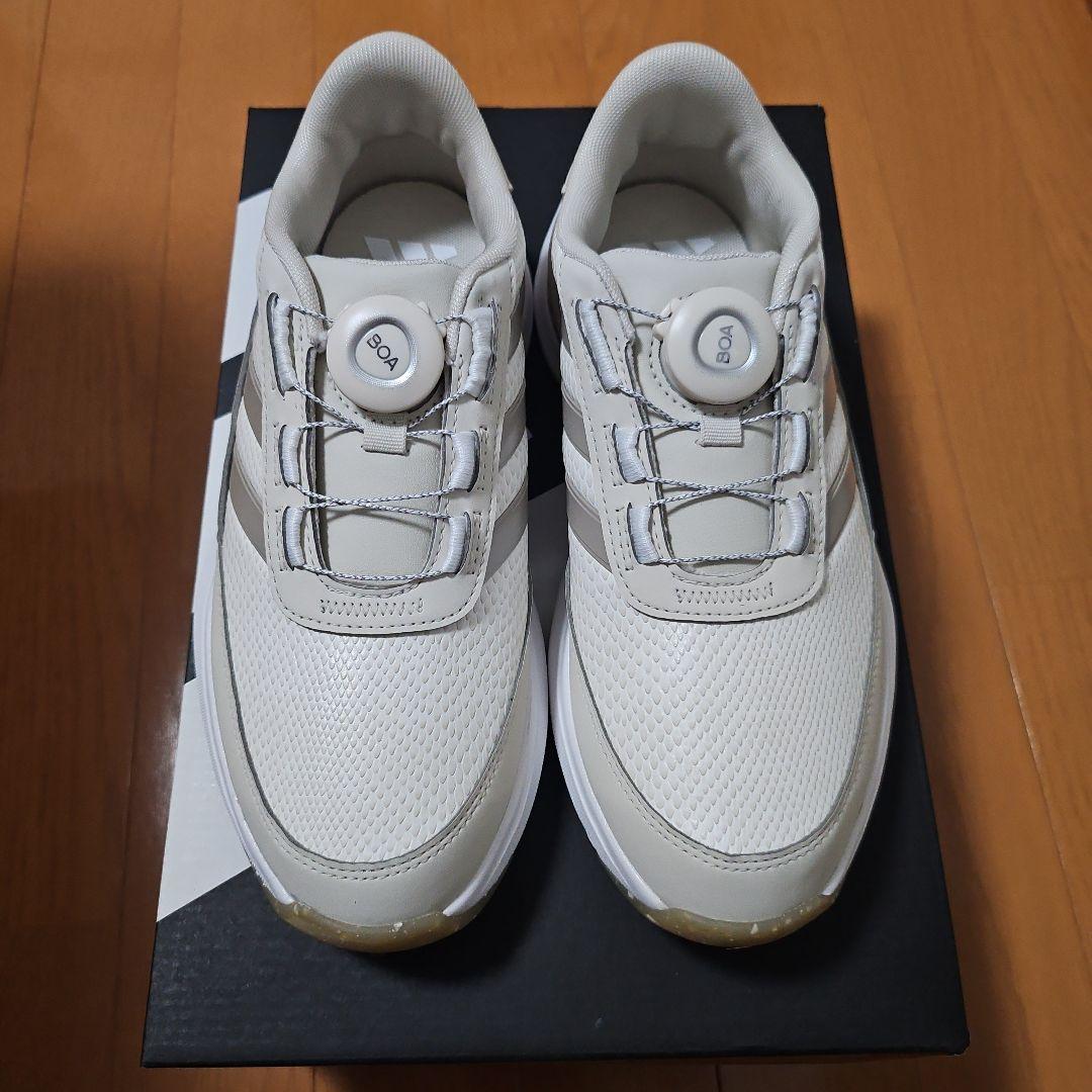 adidas BOA ゴルフシューズ ベージュ