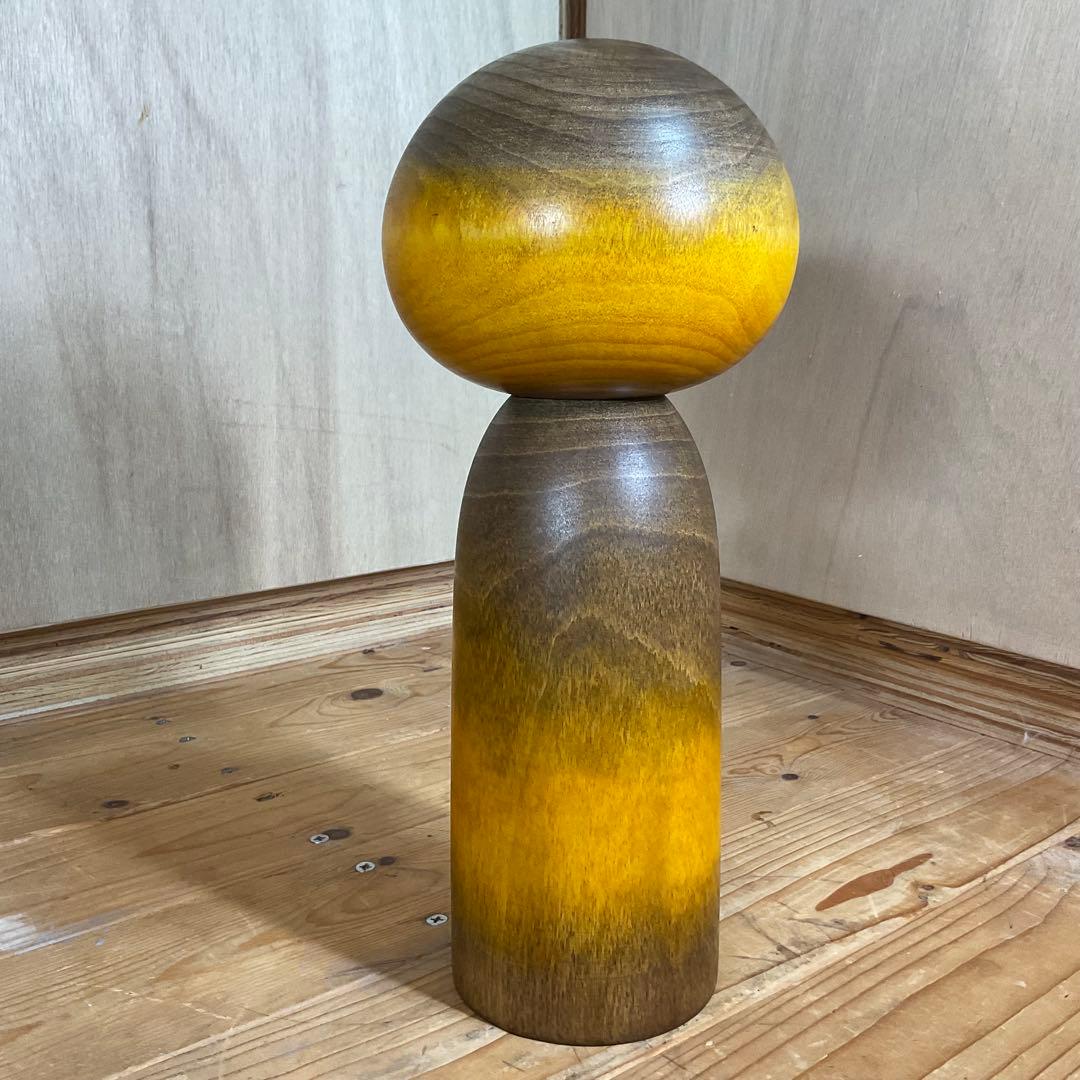 伝統こけし 創作こけし 「彩秋 」約31cm 渡辺正雄 日本人形 近代こけし