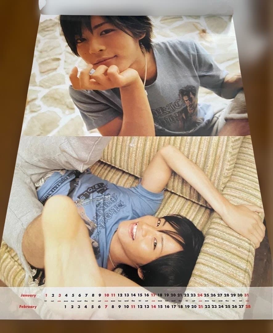 松坂桃李 2010年カレンダー 直筆サイン入り