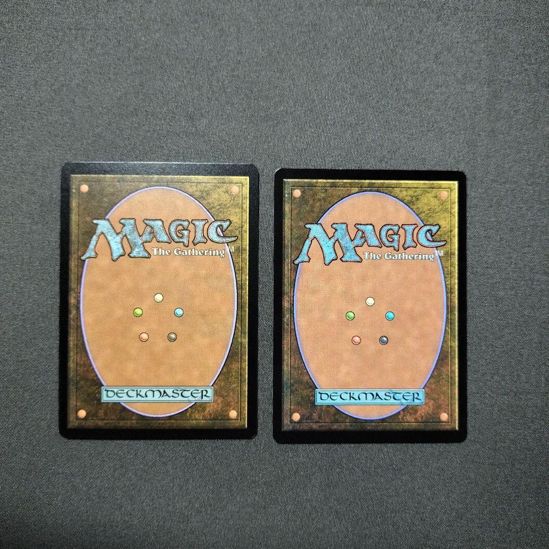 記憶の欠落　直筆　ノーマル　FOIL　２枚組　MTG サインド　日本画　STX