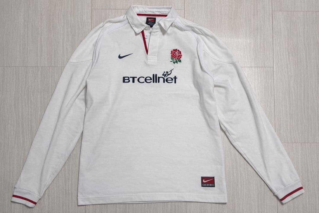 【90s-00s】 Nike イングランド代表 ラガーシャツ XL