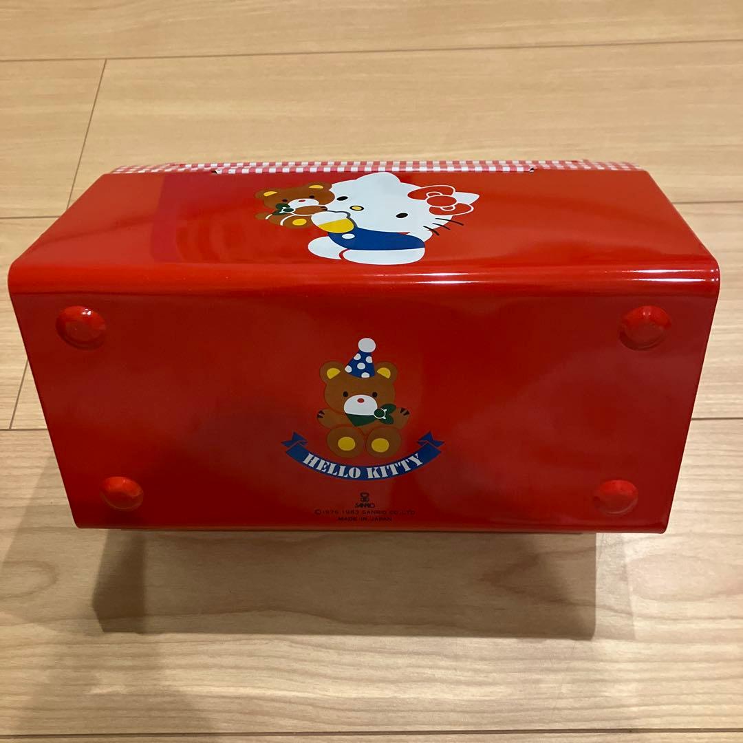 【新品未使用】レトロ　レア　HELLO KITTY キティちゃん　缶バッグ