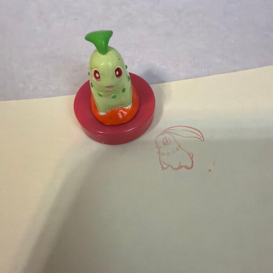 チコリータ フィギュアスタンプ平成レトロポケモン