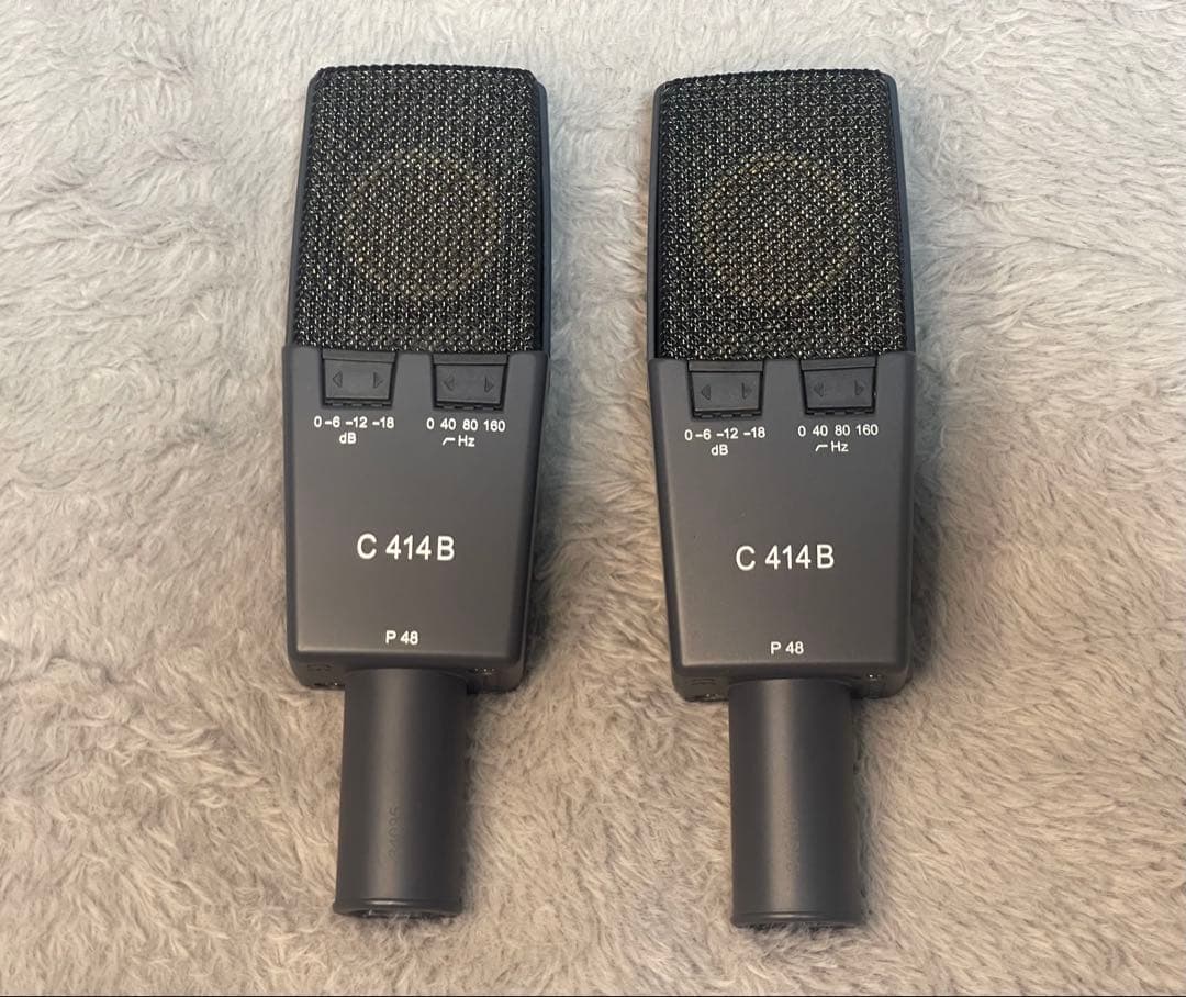 【極美品/マッチドペア】AKG C414 B-XLS ステレオセット 完動品