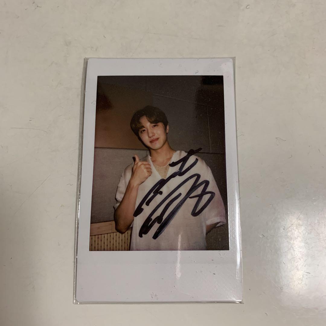 SF9 チャニ　直筆サインチェキ