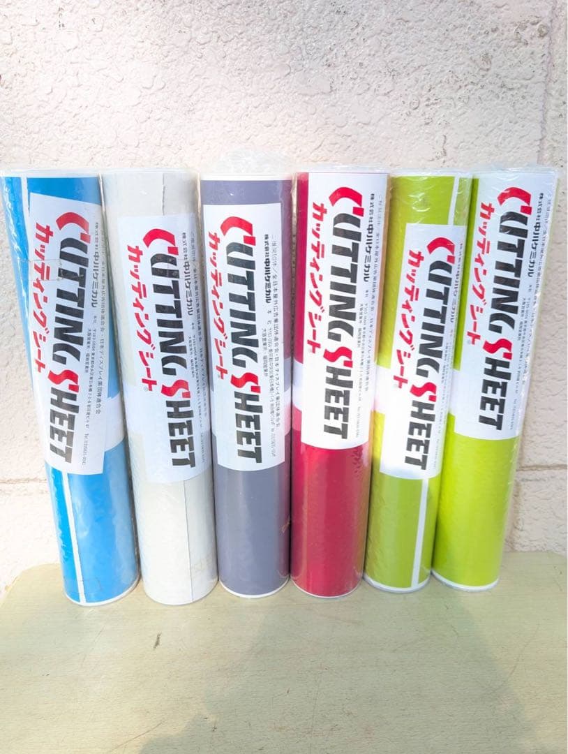 【新品・保管品】中川ケミカル　カッティングシート　6本セット45ｃｍ幅　10ｍ巻