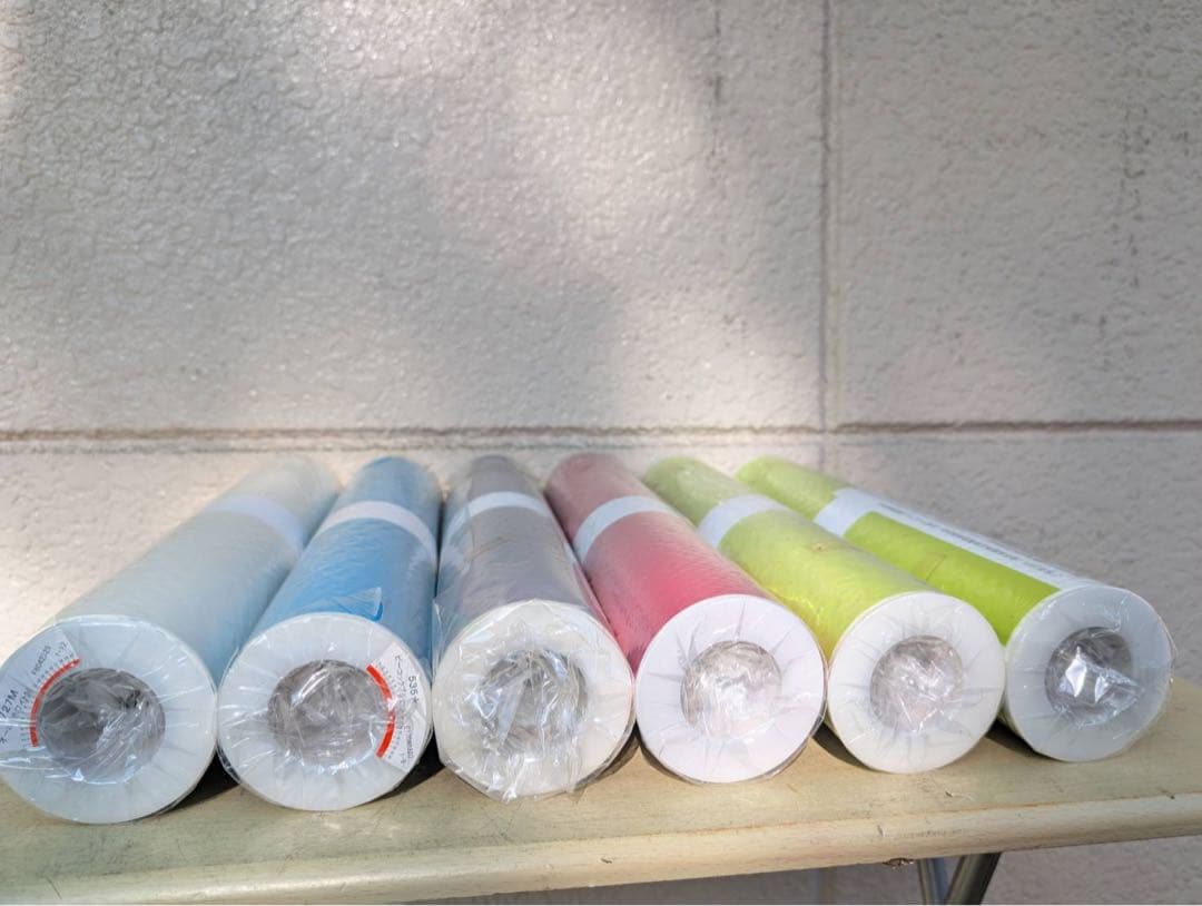 【新品・保管品】中川ケミカル　カッティングシート　6本セット45ｃｍ幅　10ｍ巻