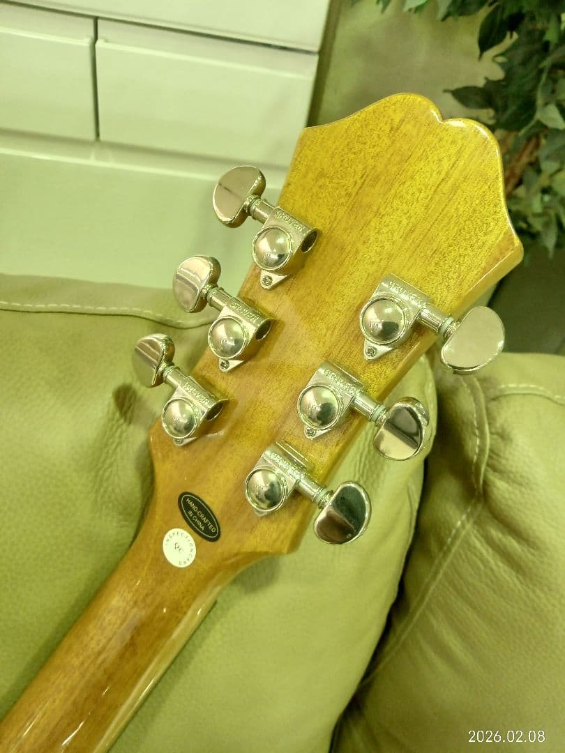 Epiphone　DOT NA ナチュラル　傷なし　ネック良好　保管品　超美品