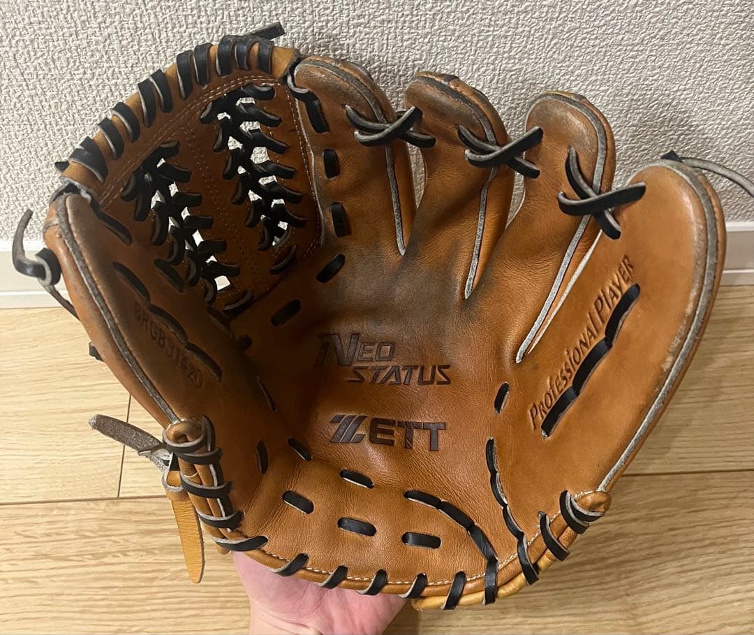 ZETT ネオステイタス 軟式グローブ 右投げ用