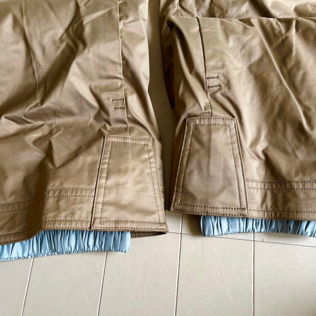 デサント　スキーウェア 140 マルチカラー チェック　ピンク系　ブラウン系