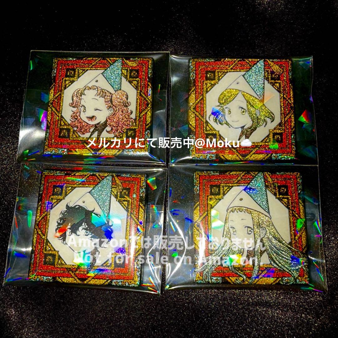 とんがり帽子のアトリエ グリッター 缶バッジ ココ アガット リチェ テティア