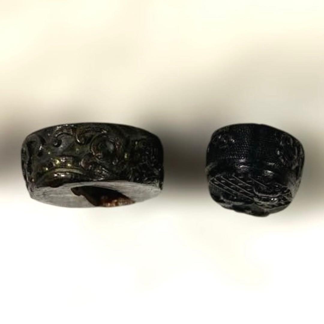 B-79 縁頭　金銀象嵌　武具　刀装具　日本　骨董品　時代物　美術品　工芸品