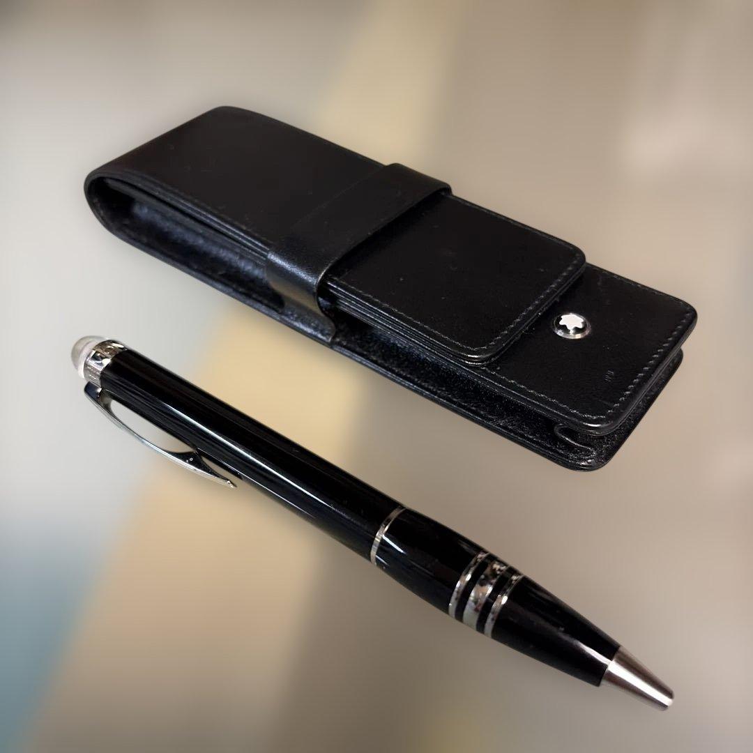 Montblanc 黒 ボールペン ケース付き　スターウォーカー