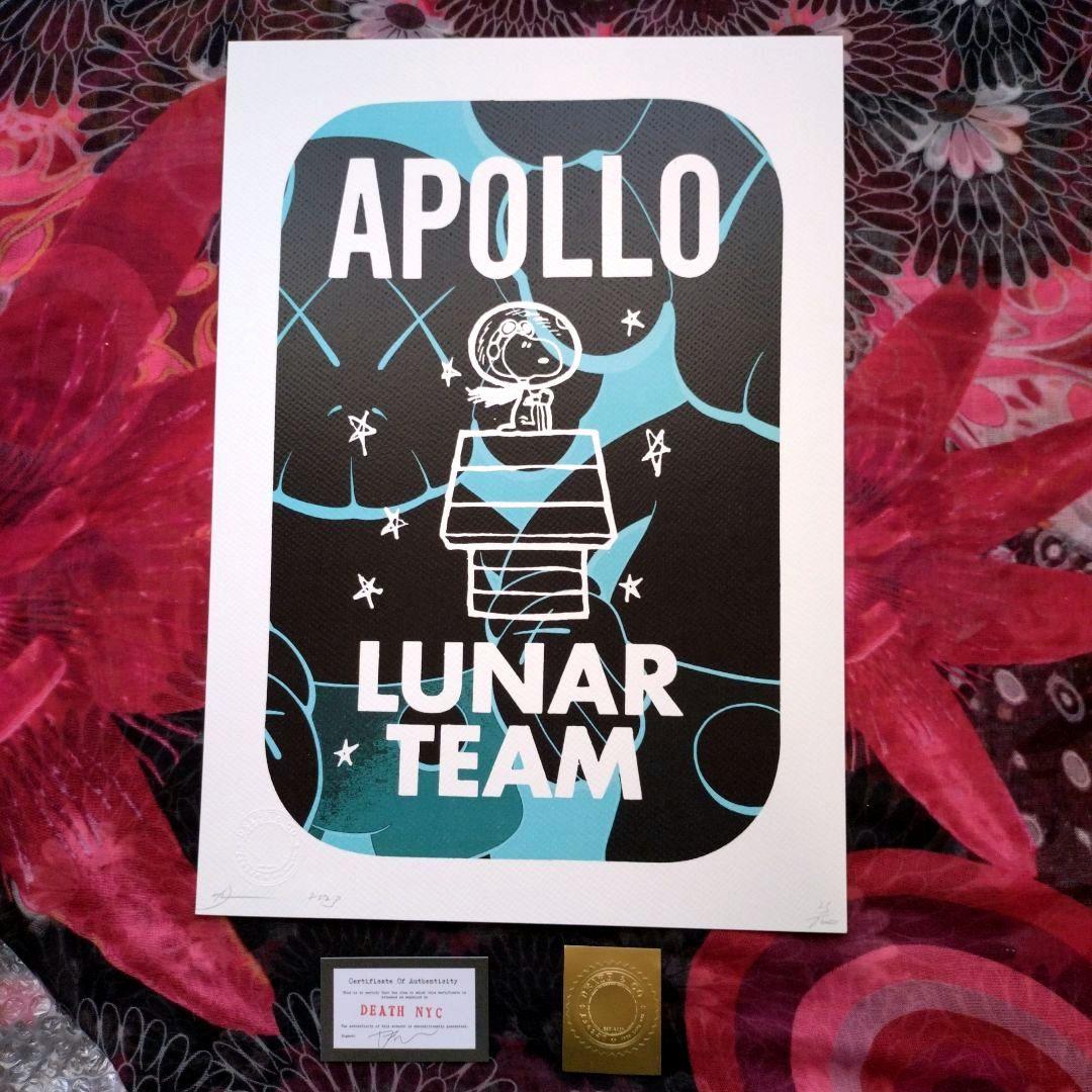 額装death nyc 世界限定100枚スヌーピーKAWS