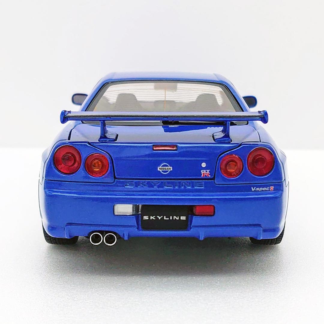 EBBRO　1/24　ニッサン　スカイライン　GT-R　R34　V-SPEC　Ⅱ
