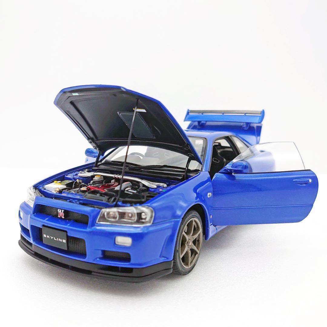 EBBRO　1/24　ニッサン　スカイライン　GT-R　R34　V-SPEC　Ⅱ