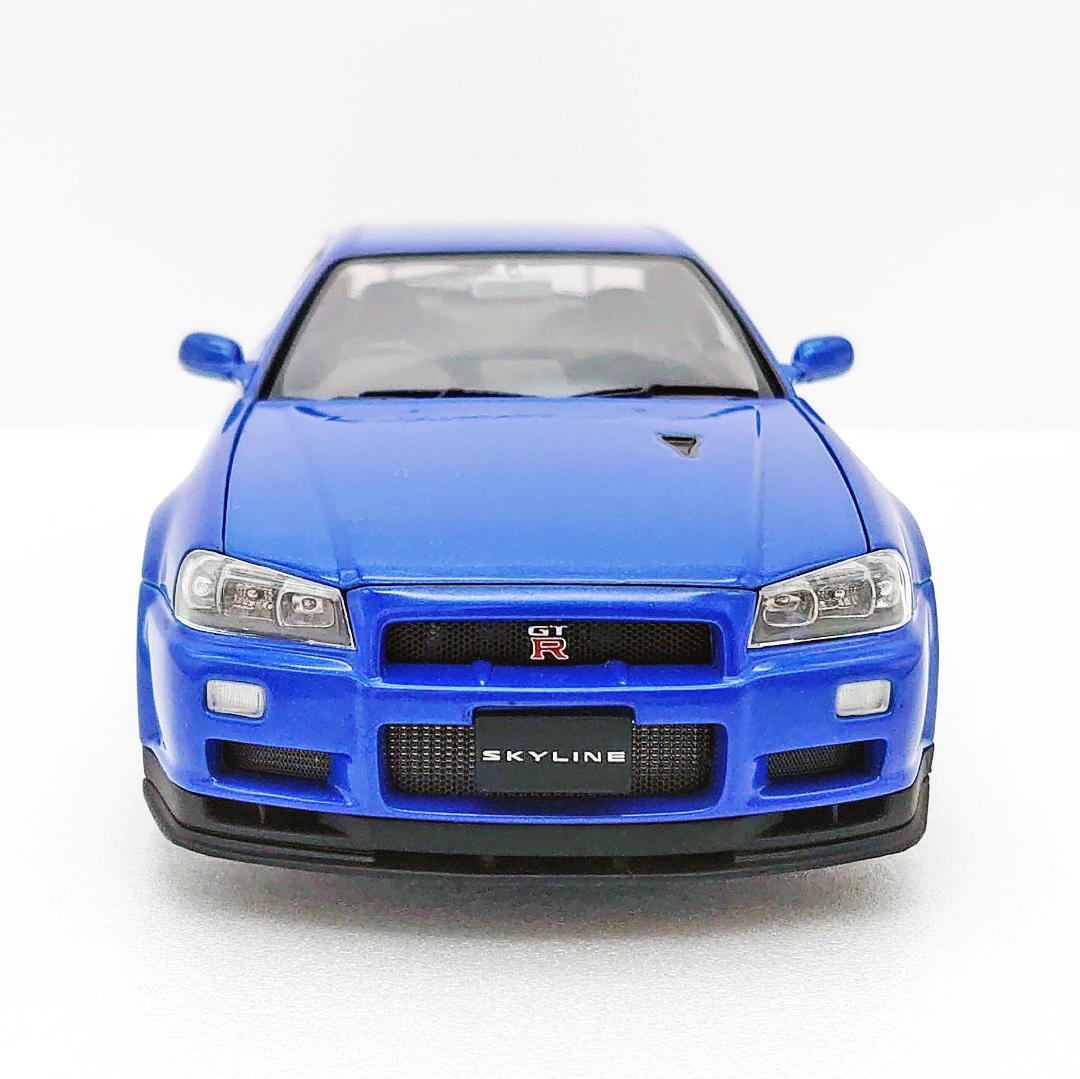 EBBRO　1/24　ニッサン　スカイライン　GT-R　R34　V-SPEC　Ⅱ