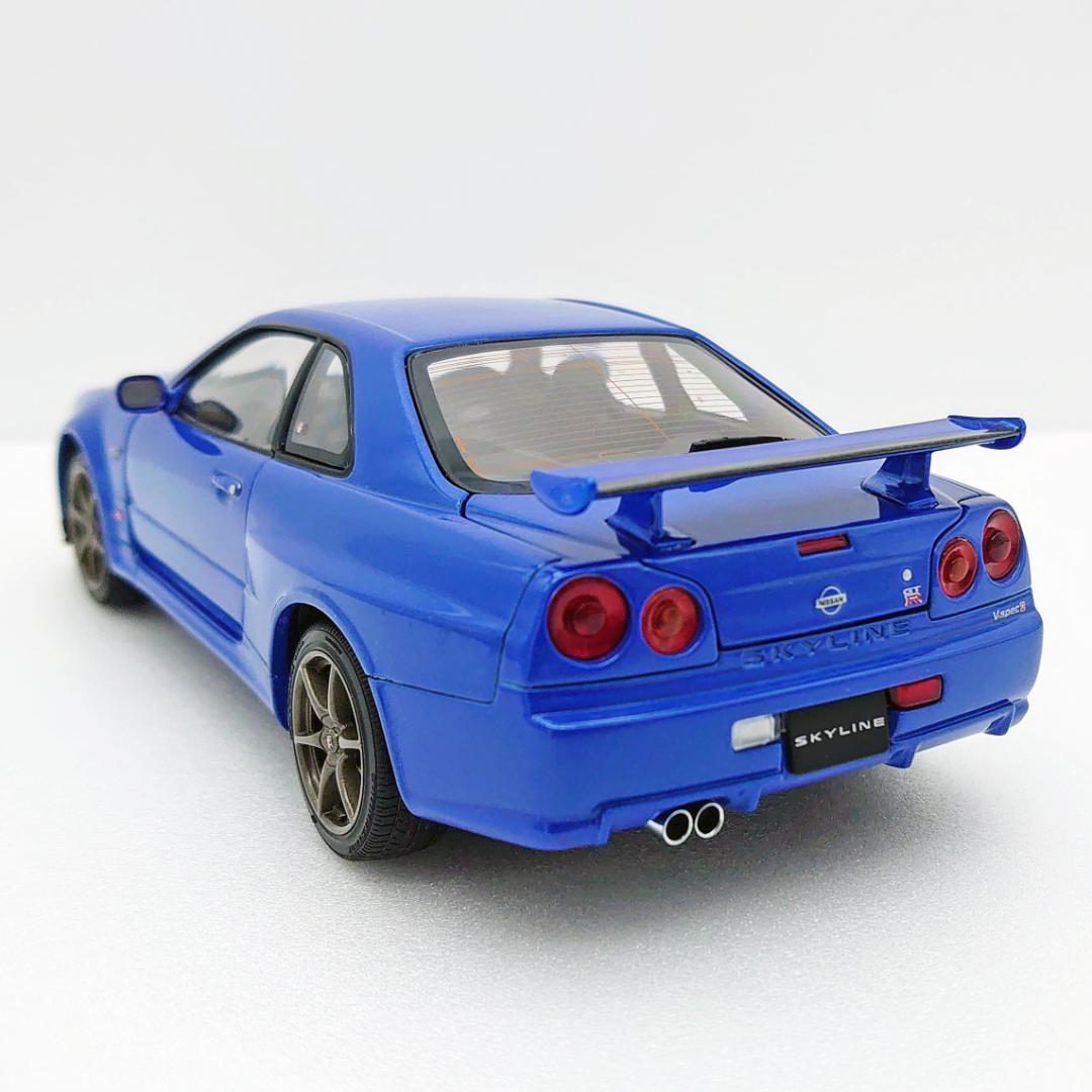 EBBRO　1/24　ニッサン　スカイライン　GT-R　R34　V-SPEC　Ⅱ