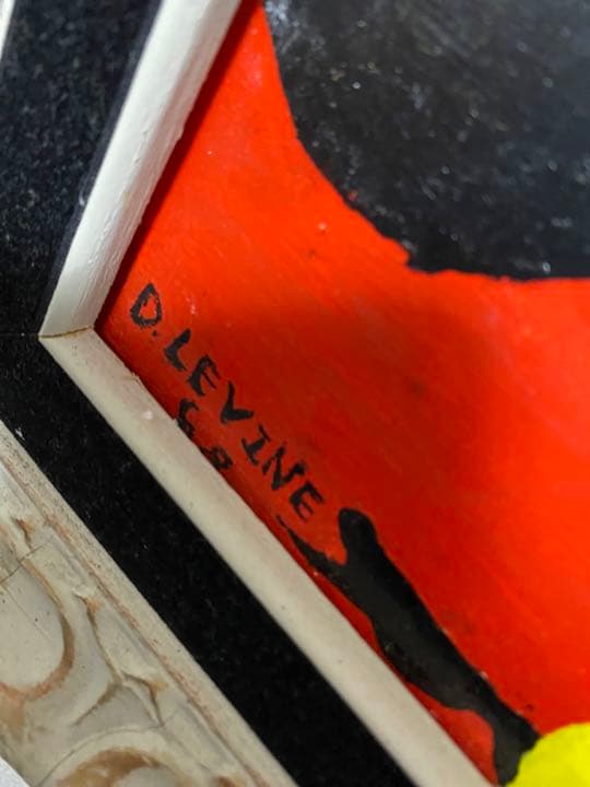 vintage 油絵　60年代　雑貨