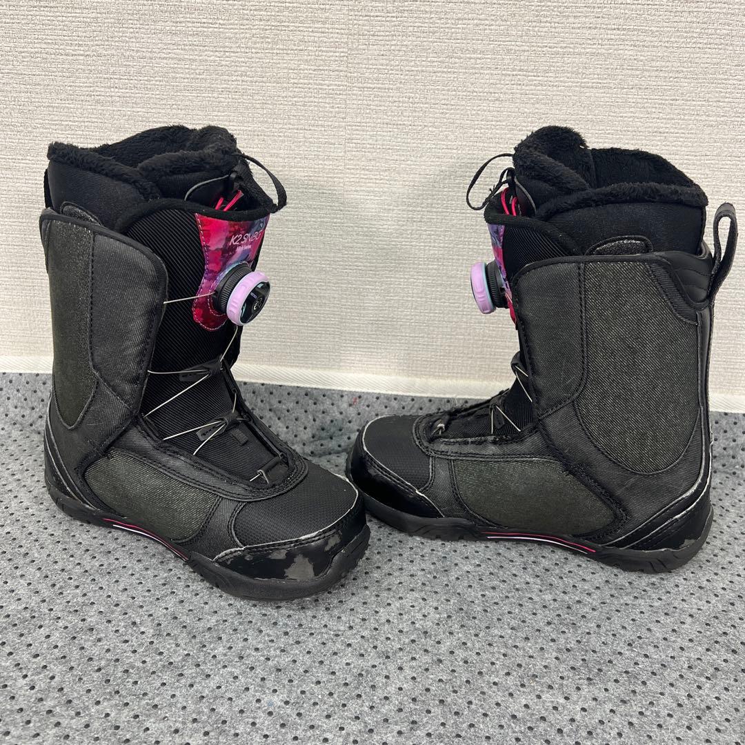 希少サイズ レディース キッズ 22cm K2 MINK BOA スノボ ブーツ