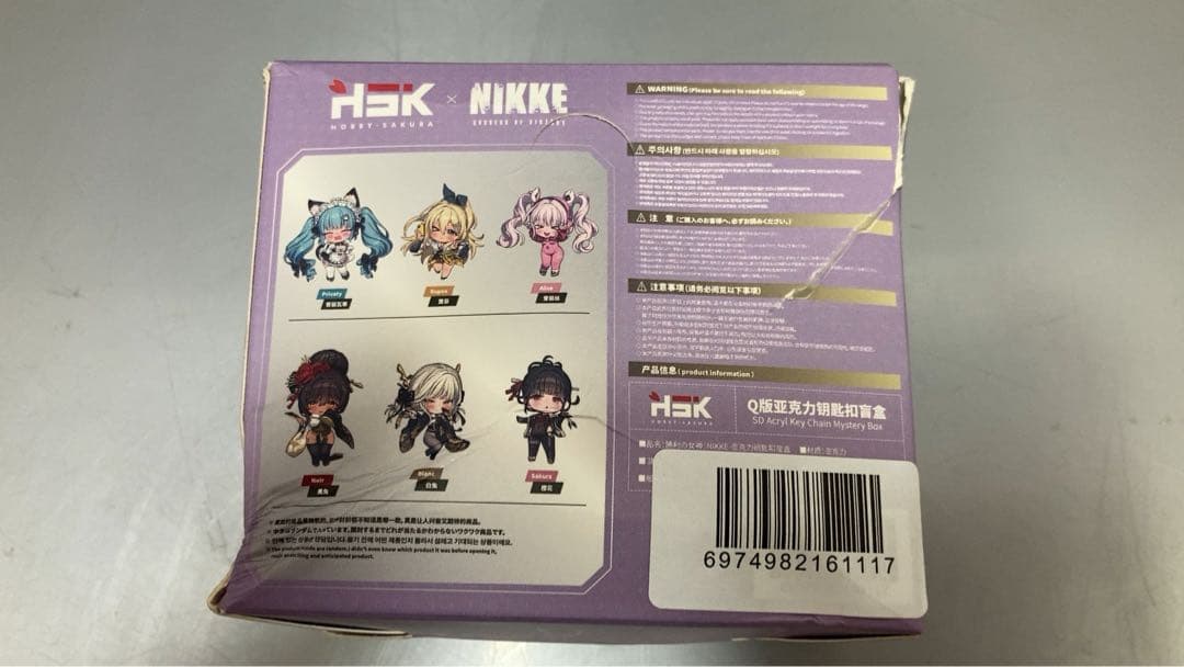 勝利の女神　NIKKE Qエディション　アクリルキーホルダー　ブラインドボックス