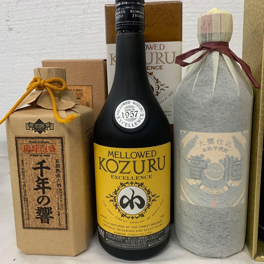 【特選】泡盛　芋焼酎　各種5本セット　千年の響　小鶴　出水に舞鶴